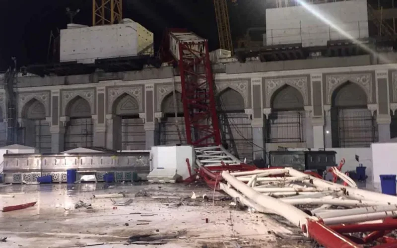 La Mecque : La chute d'une grue fait plus de 100 morts, aucun Marocain parmi les victimes
