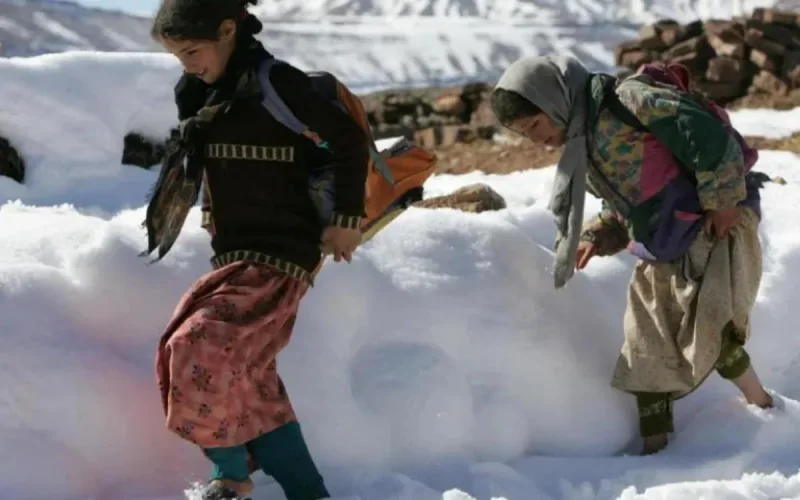Maroc : des villages isolés à cause du froid (vidéo)