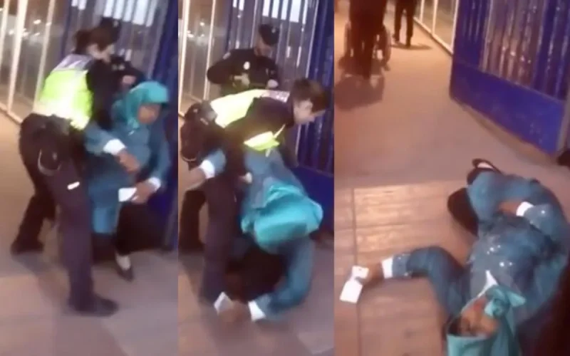 Une Marocaine en fauteuil roulant jetée par des policiers espagnols (vidéo)