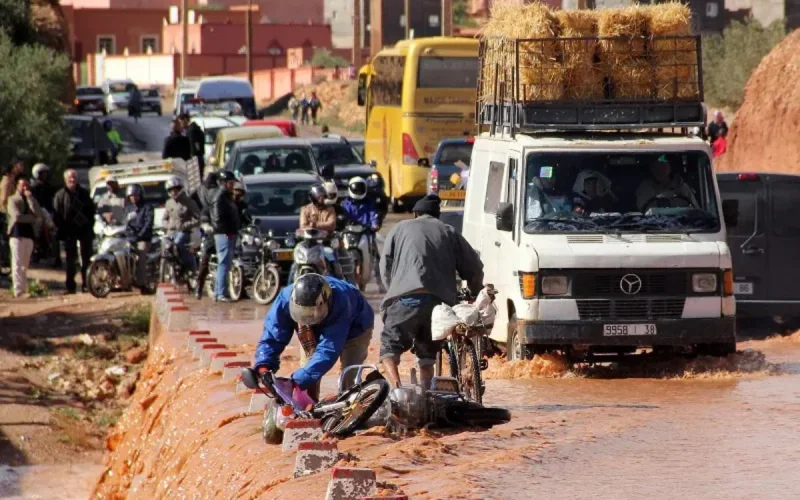 Maroc : les inondations font six morts et deux disparus