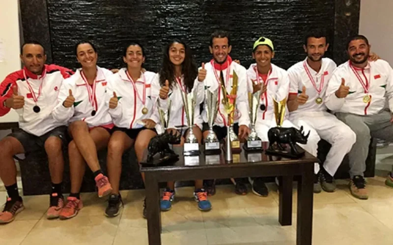 Les Marocains, champions d'Afrique de tennis