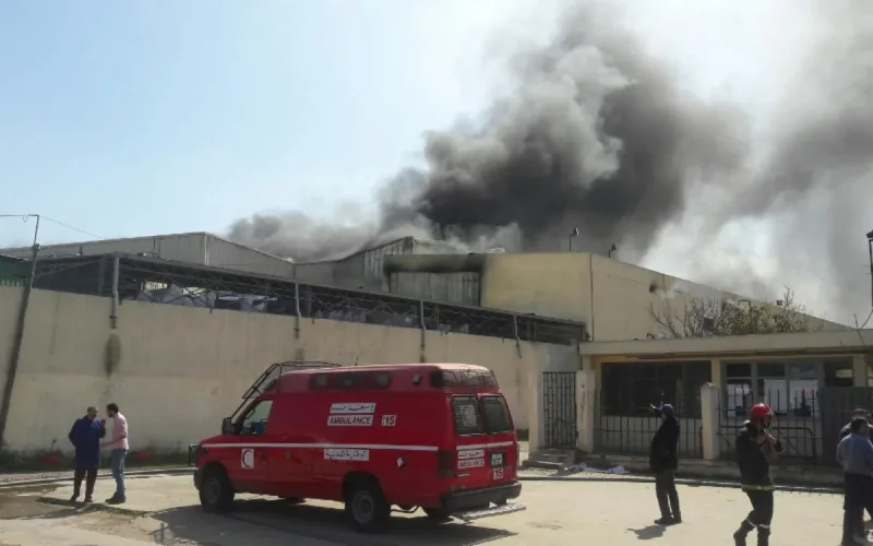 Un incendie ravage les ateliers de Richbond à Casablanca (photos)