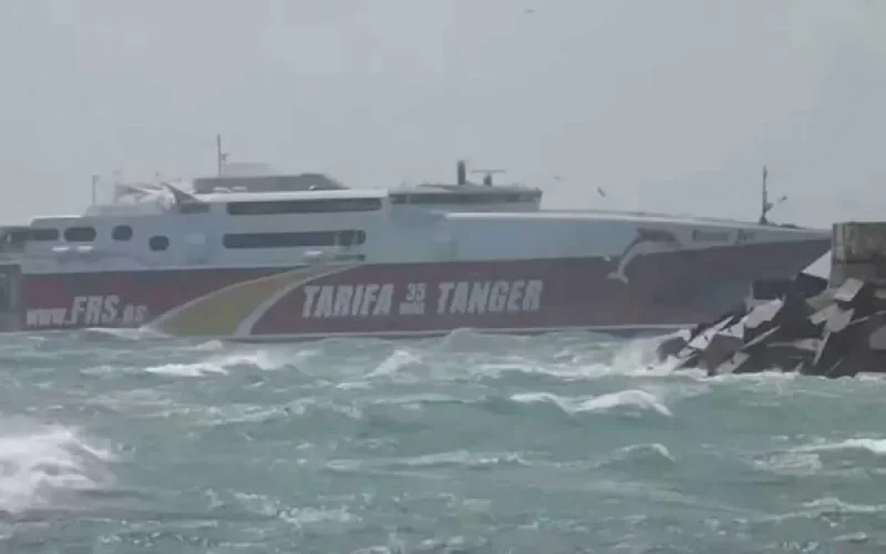 Toujours pas de bateau entre Tarifa et Tanger Ville, Tanger Med perturbé
