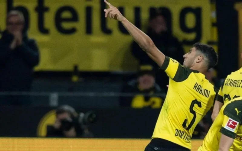 Premier but d'Achraf Hakimi avec Dortmund (vidéo)