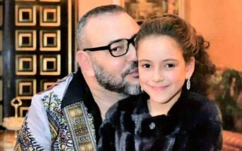 Photo : le roi Mohammed VI et la princesse Lalla Khadija