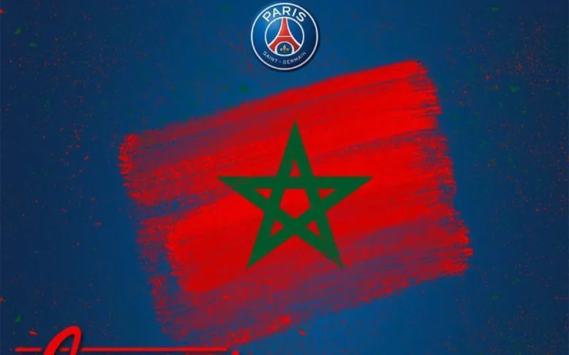 Le club du Paris Saint-Germain pense à ses fans marocains (photo)