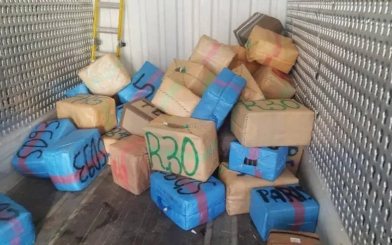 Maroc : saisie record de près de 14 tonnes de drogue à Tanger Med (photos)
