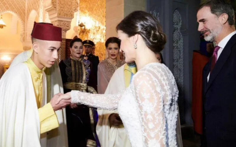 Moulay Hassan n'est pas passé inaperçu lors de la visite du roi d'Espagne et de son épouse