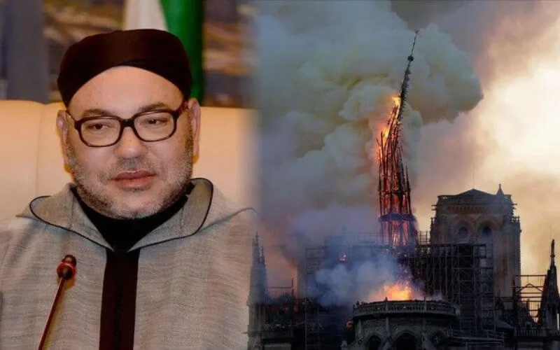 Le roi Mohammed VI aurait fait un don de 2 millions d'euros pour Notre-Dame de Paris