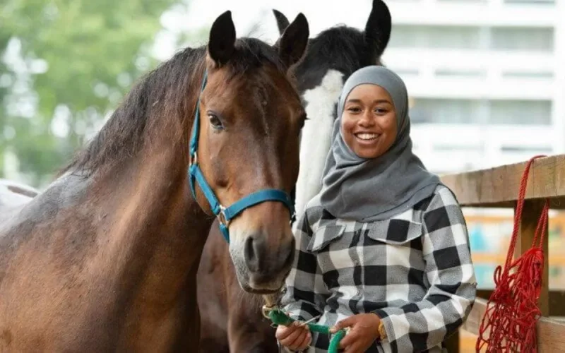La prouesse de cette femme voilée est une première