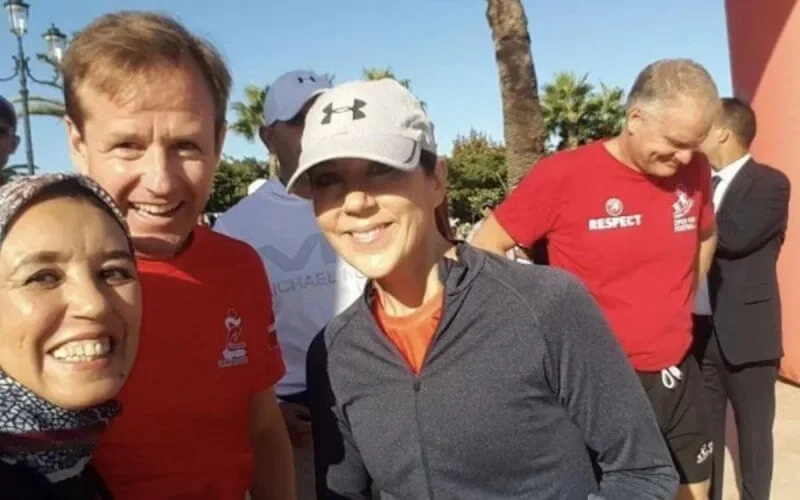 Maroc : la Princesse Mary à un marathon