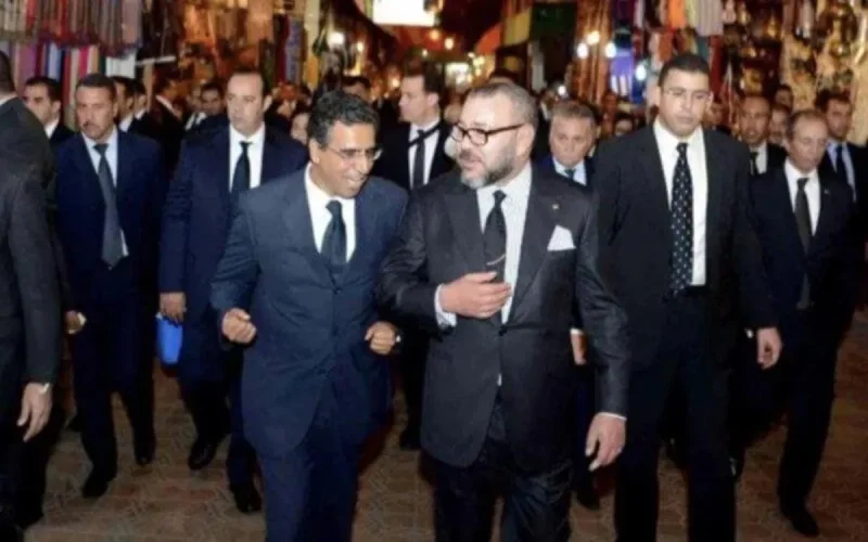Le Roi Mohammed VI en visite à Marrakech