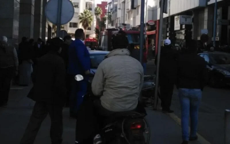 Une agence de la Société Générale prend feu à Casablanca