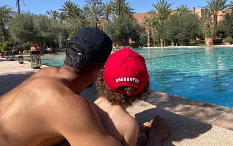 Raphaël Varane profite du soleil de Marrakech