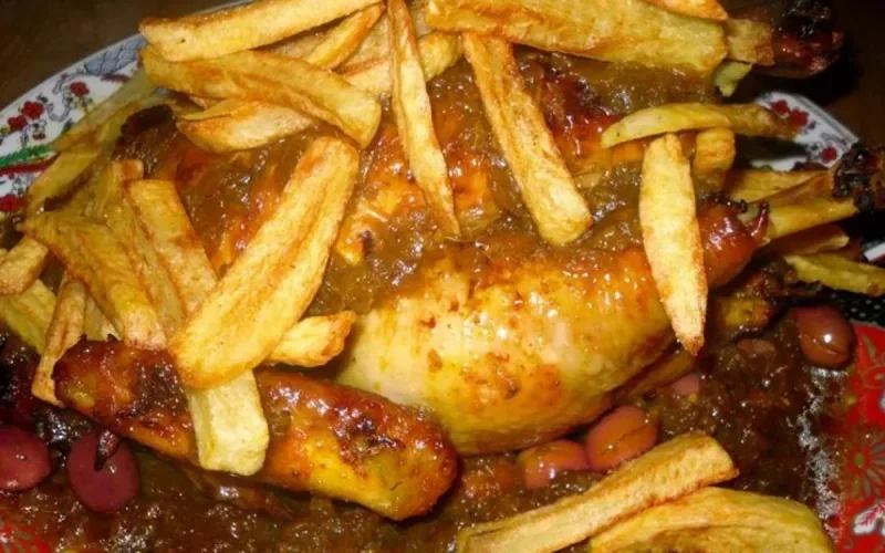Poulet et frites