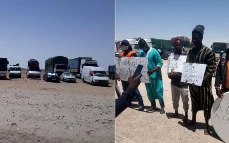 Maroc : la situation des transporteurs sénégalais coincés en plein désert à la frontière mauritanienne