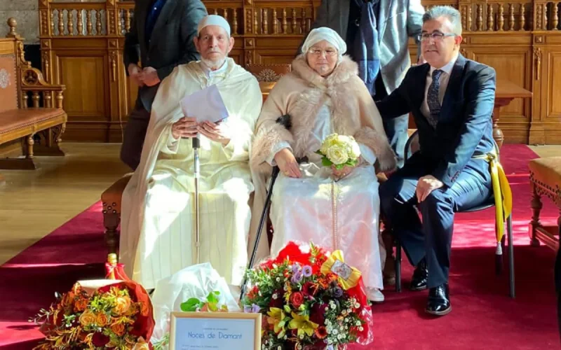 Belgique : pour ses 60 années de mariage, un couple marocain reçoit une lettre royale de félicitations