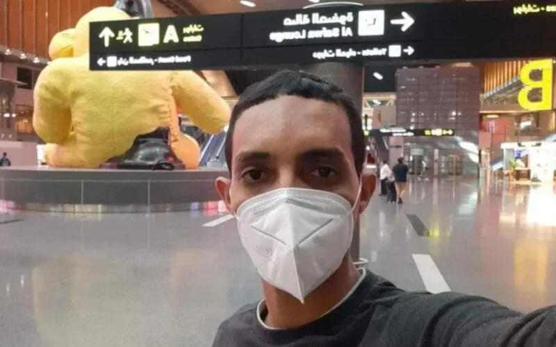 Atiq Awtar, un Marocain coincé depuis 3 mois à l'aéroport de Doha