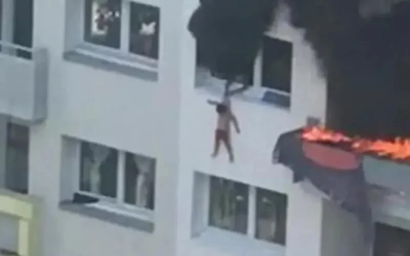 À Grenoble, Walid sauve deux enfants d'un incendie (vidéo)