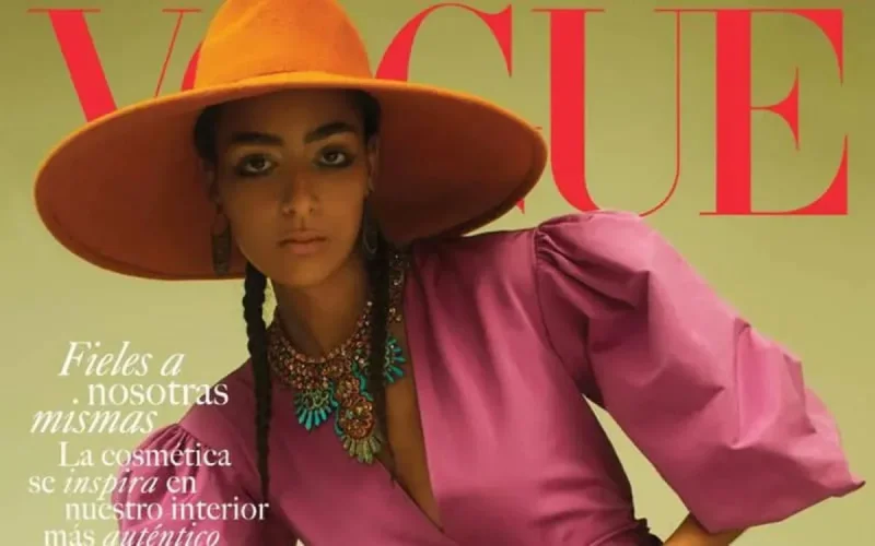 La Marocaine Nora Attal en couverture du magazine Vogue Mexico