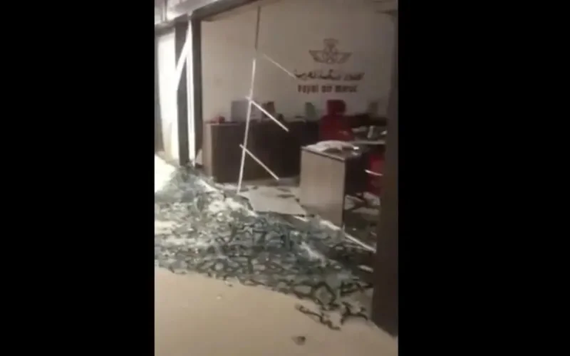 Beyrouth : l'agence RAM n'a pas échappé aux déflagrations (vidéo)