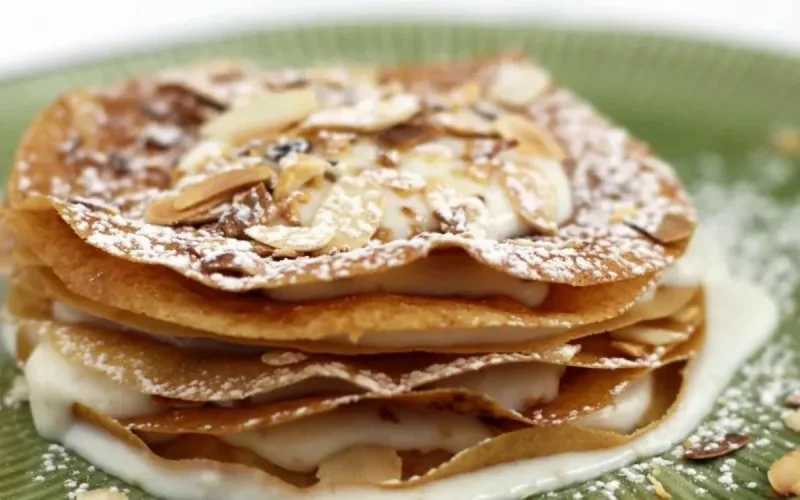 Knaffa aux amandes et dates de Ziz