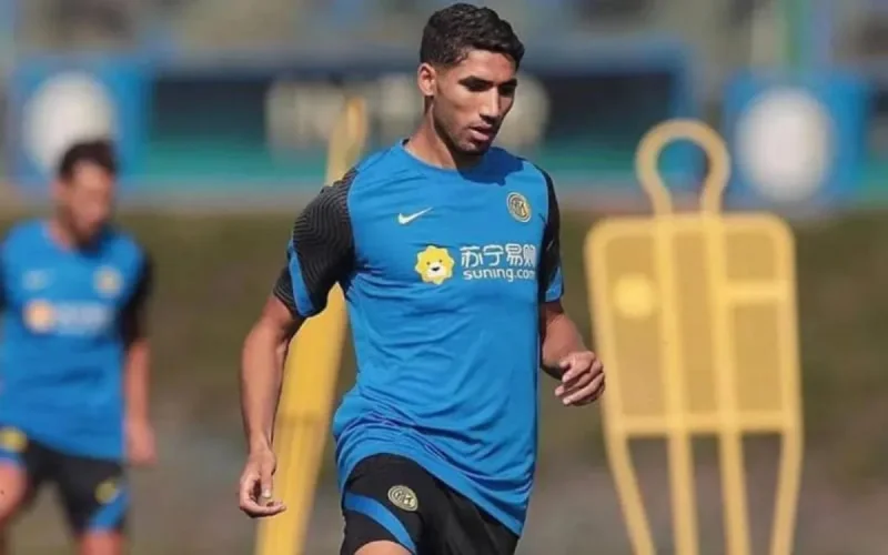 Achraf Hakimi, 2e joueur le plus rapide au monde