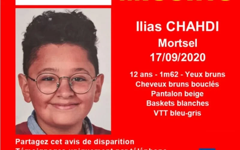 Disparition inquiétante d'Ilias à Anvers