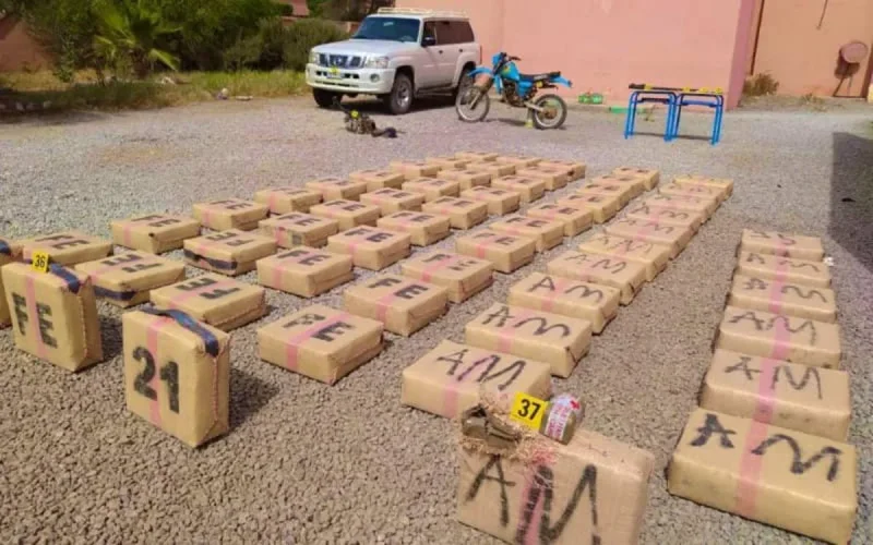 Zagora : la police judiciaire met en échec une opération de trafic international de drogue