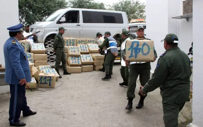Grosse prise de la douane à Al Hoceima
