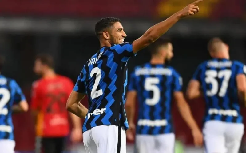 L'Inter Milan inquiète après la blessure d'Achraf Hakimi