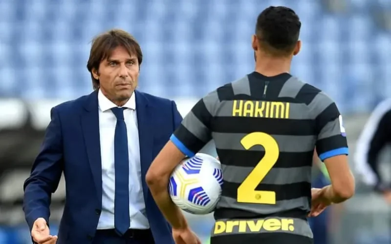 Antonio Conte encense Achraf Hakimi 