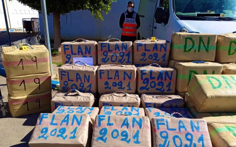 Trafic de drogue : 680 kg de chira saisis à Tanger