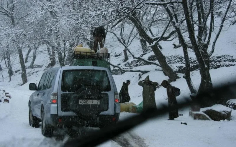 Maroc : alerte aux fortes averses orageuses et chutes de neige !