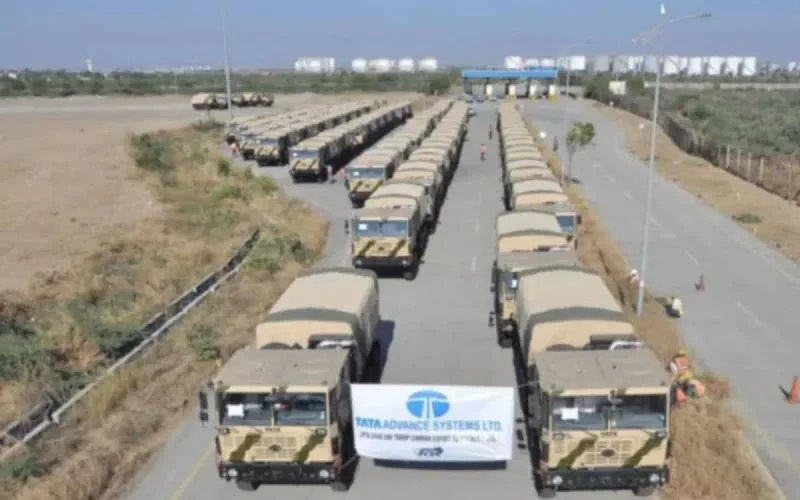L'armée marocaine réceptionne des camions tout-terrain fabriqués en Inde