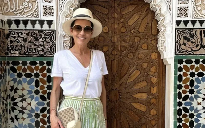 Cristina Córdula passe de bons moments au Maroc 