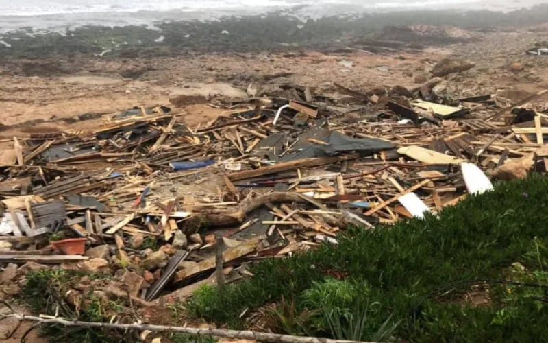Des écoles de surf détruites près de Casablanca