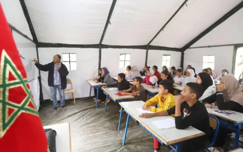 Après le séisme, le défi éducatif du Maroc sous les tentes