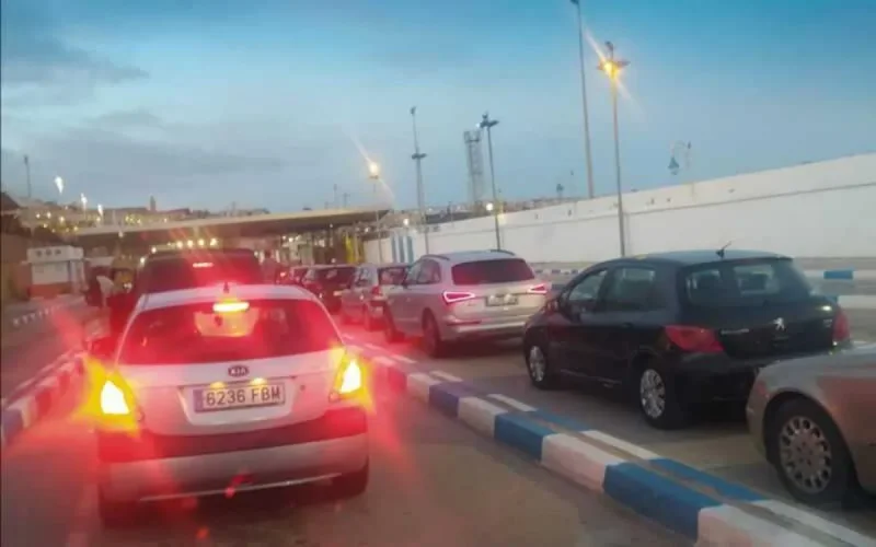 Embouteillage monstre à Sebta