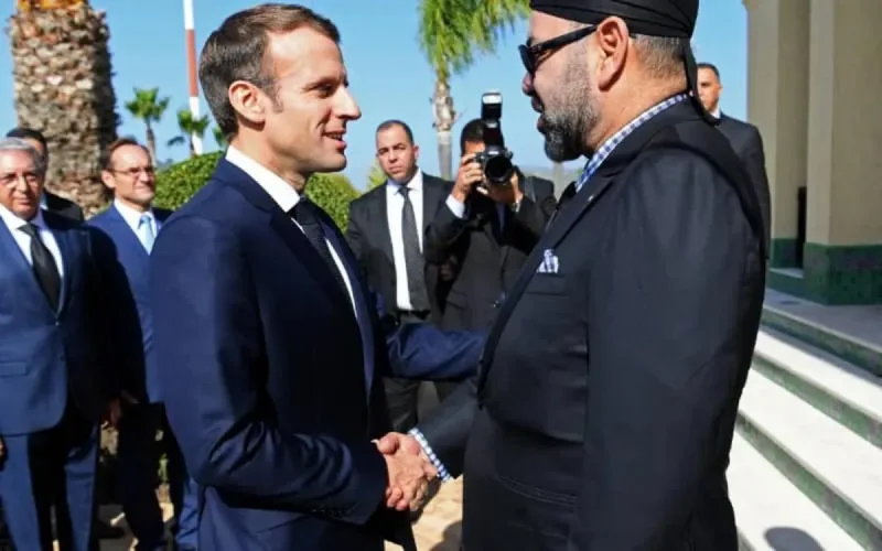 Le roi Mohammed VI s'entretient avec Emmanuel Macron 