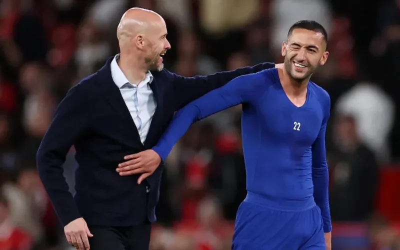 Erik ten Hag garde le mystère sur sa discussion avec Hakim Ziyech