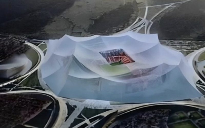 Hassan II le futur grand stade de Benslimane et ses 115 000 places