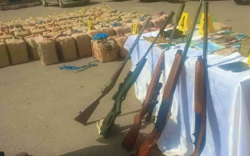 Saisie d'armes et de drogue à Nador