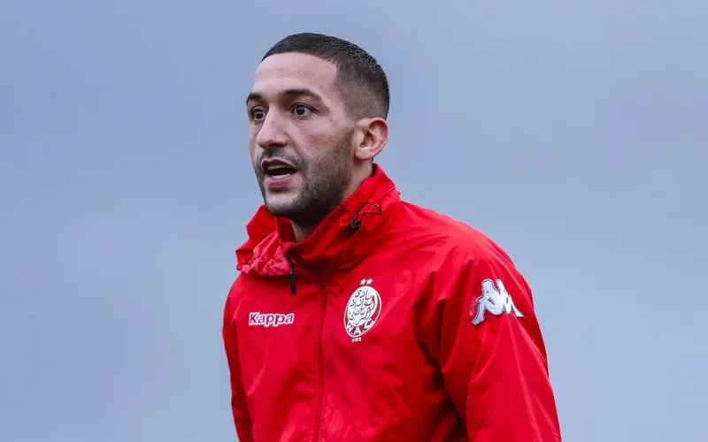 Hakim Ziyech a du mal à s'habituer à l'arbitrage africain
