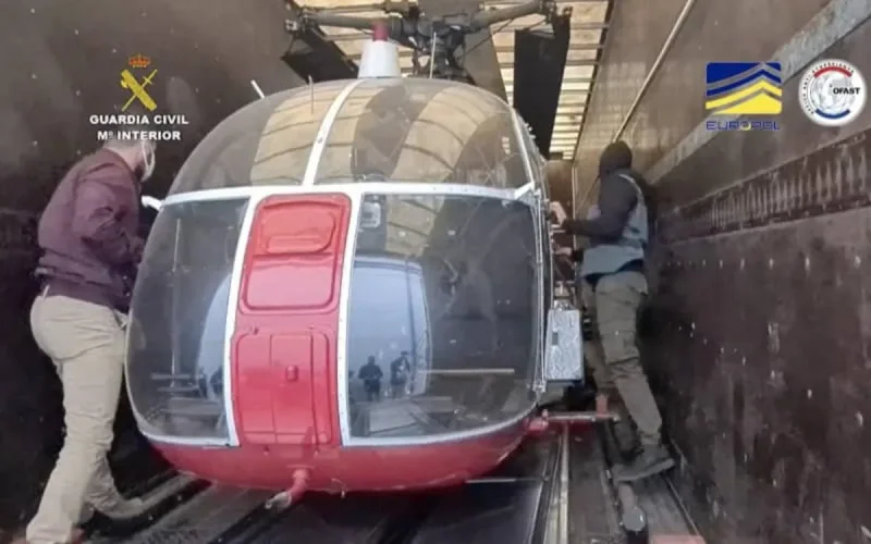 Espagne : démantèlement d'un réseau de trafic de drogue par hélicoptère