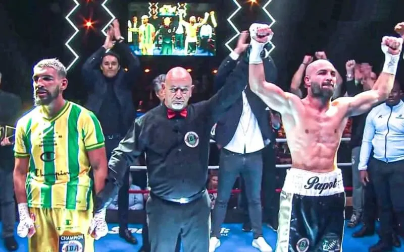 Le boxeur franco-marocain Bilel Jkitou battu par David Papot