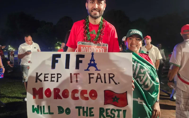 À Boston, les Marocains ont un message pour la FIFA avant la France