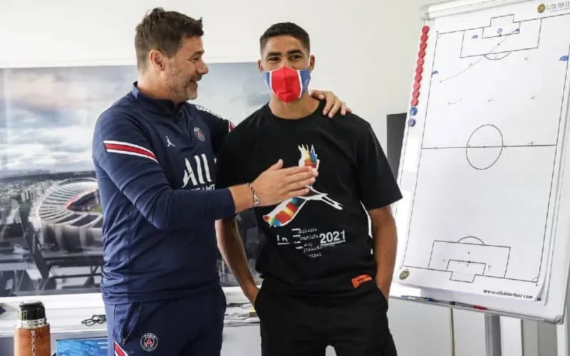 PSG : Mauricio Pochettino séduit par le talent d'Achraf Hakimi 