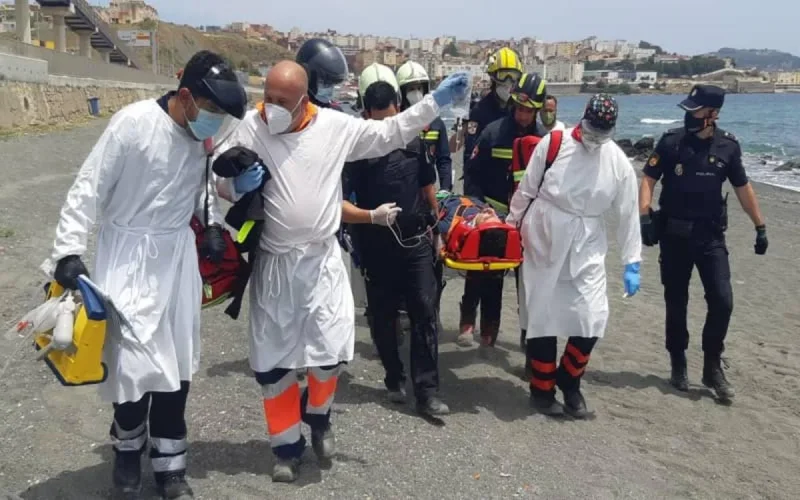 Un Marocain sauvé de justesse à Ceuta