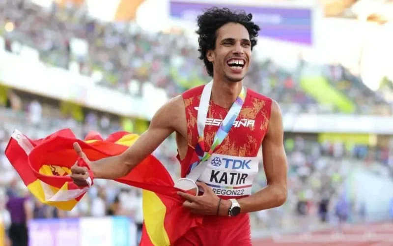 Mohamed Katir, 3ᵉ mondial du 1 500 mètres